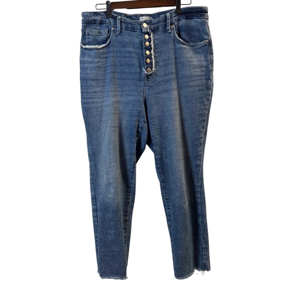 Good American Women’s Slim Straight Jeans Size 16